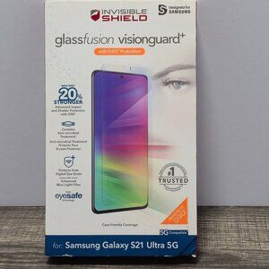 Zagg Invisible Shield GlassFusion Screen Protector Samsung S21 Ultra Brand New